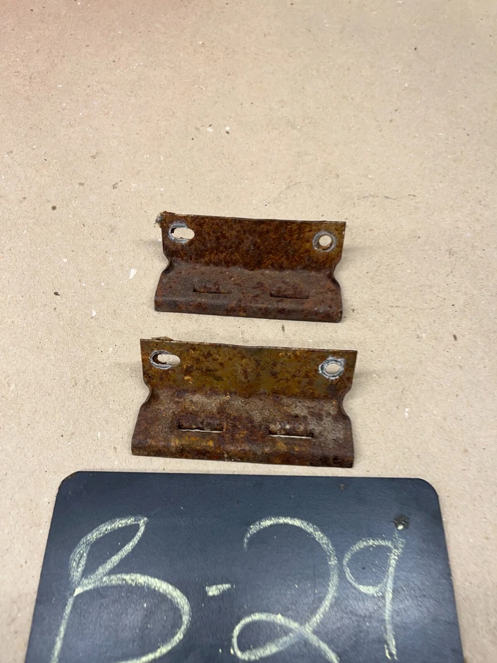 1972 GRAND PRIX 69 70 71 72 J SJ DOOR PANEL HANDLE PULL MOUNT BRACKETS ARMRESTS - Image 1 of 4