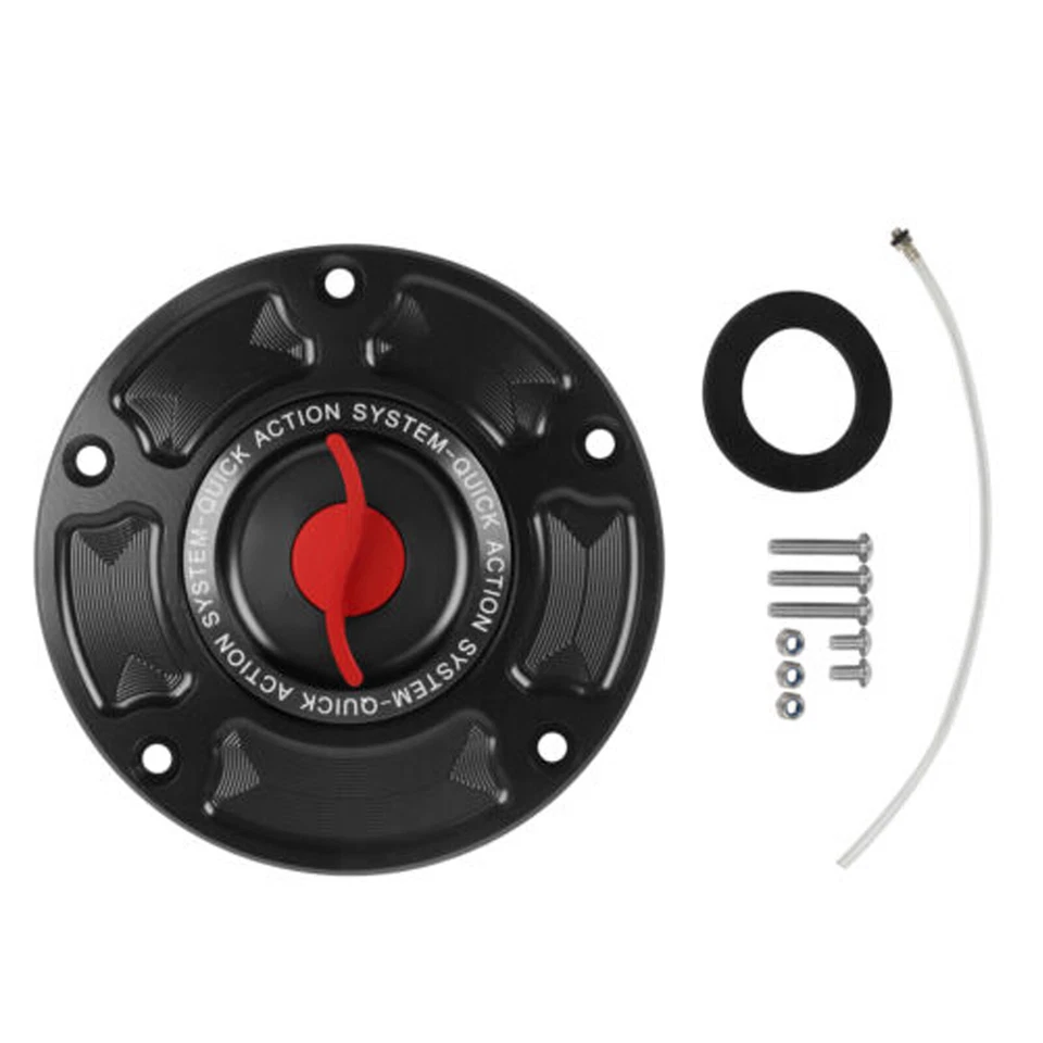 CNC Keyless Fuel Tank Gas Cap Cover For Ducati 696 795 796 1100/S/EVO Monster — 第 1/4 张图片