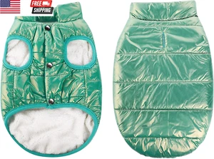 Windproof Dog Winter Coat Waterproof Jacket Warm Vest Cold Weather Pet Apparel w - Picture 1 of 7