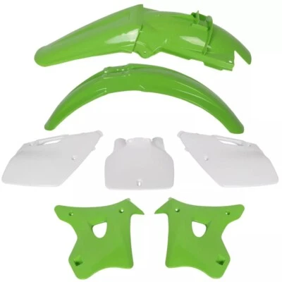 塑料套件整流替换车身 7 件套适用于川崎 KX250 KX125 1994 - 1998 — 第 1/4 张图片