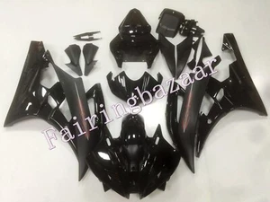 Fit for YZF 2006 2007 R6 Black on Black ABS Injection Mold Fairing Kit - Picture 1 of 8