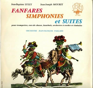 J. F. PAILLARD, LULLY / MOURET FANFARES, SIMPHONIES & SUITES 60'S LP ERATO - Picture 1 of 2
