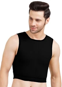 Gilet corto GYNECOMASTIA | Mod. COMPRESSIONE| Raccoglitore per tomboy, senza cerniera, modellante per petto - Foto 1 di 17