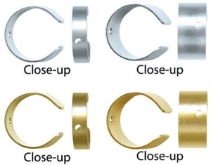 12 Silver OR Gold Plated Brass 3mm Or 6mm Ear Cuffs Just Add Charms or Beads * - Picture 1 of 6