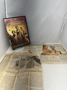 Sahara Dvd Wide Screen Collection With Originals Newspaper Articles Of The Movie
