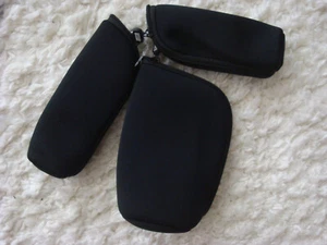Kusshi Neopren schwarz Mini Kosmetiktasche ~ 3er Set ~ NEU!!! - Bild 1 von 7