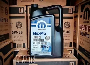 Mopar MaxPro 5W-20 Motoröl 5 L Chrysler, Dodge, Jeep, Ram 68218891AA - Bild 1 von 2