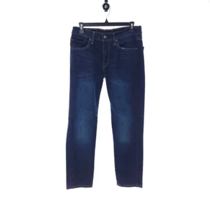 Levi's 511 Mens Size 31 X 30 Solid Blue Straight Leg Denim Jeans - Picture 1 of 8