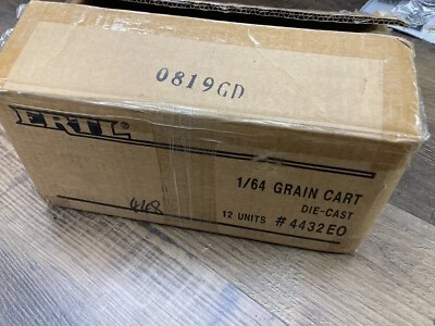 Case Of 12 ERTL Farm Country 1/64 C & J Grain Cart, Red 4432 diecast new on card - Image 1 of 3