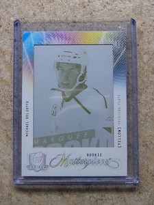 09-10 UD The Cup Masterpieces Printing Plates MICHAEL DEL ZOTTO 1/1 YELLOW