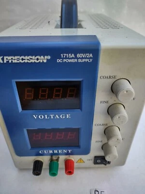 BK PRECISION 1715A 60V/2A DC POWER SUPPLY OUTPUT 0-60V/0-2A , 210W - Image 1 of 4