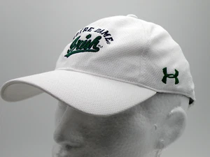 Women's NOTRE DAME IRISH Baseball Hat Cap Adj Buckle Closure White Green UNWORN - Picture 1 of 15