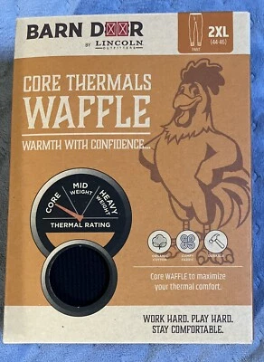 Puerta de granero de Lincoln Core Thermals Waffle 2XL Foto 1 de 3