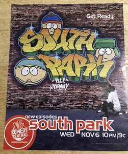South Park Comedy Central 2002 - recorte de anuncios de revista vintage - Imagen 1 de 1