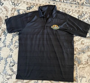Nascar Championship Weekend Phoenix AZ Mens Polo Shirt XL Black Stripe - Picture 1 of 5