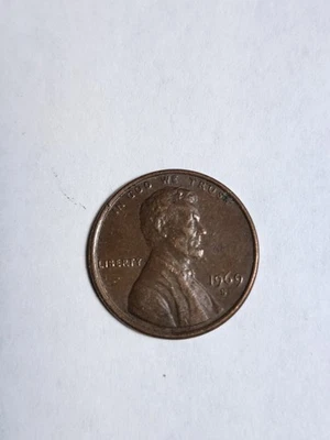 1969 S Lincoln Cent DDO , DDR , and  Reverse Weak letters - Image 1 of 4