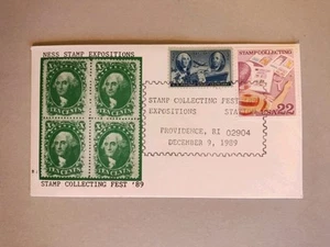 US 1989 Ness Stamp Exposition Cover Combo , Providence - Picture 1 of 2