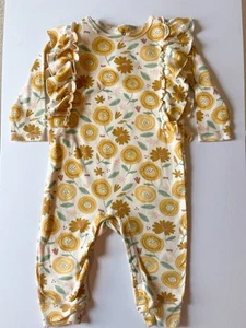 Lamaze 100% Organic Cotton 18months Yellow Summer Romper (Pre-Owned, Organic) - Picture 1 of 4