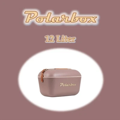 Polarbox Kühlbox Kühltasche Thermobox isoliert Vintage Retro Malva - Gold 12 Ltr