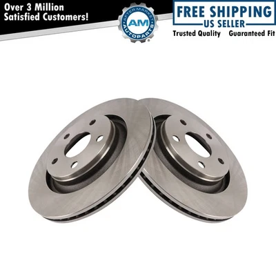 Juego de rotores de freno delanteros para Jeep Wrangler 2013-2017 2018 Wrangler JK Foto 1 de 4