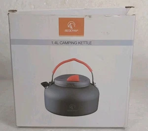 REDCAMP 1.4 L CAMPING Kettle Anodized Aluminum with Mesh Bag Lightweight - Picture 1 of 6