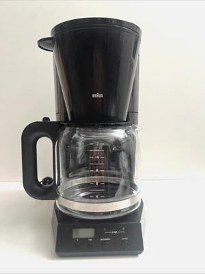 Cafetera de goteo Braun KF180 FlavorSelect negra programable ¡muy limpia! Foto 1 de 4