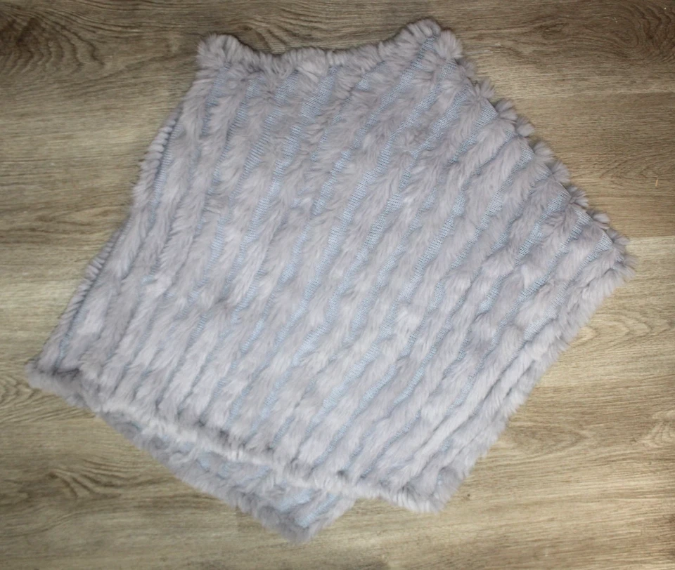 knitted rabbit fur Poncho  - small - Image 1 of 1
