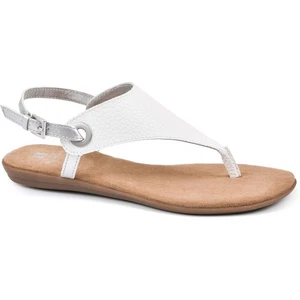 Sandalias de tanga White Mountain London para mujer talla US 8,5 M blancas caídas - Imagen 1 de 6