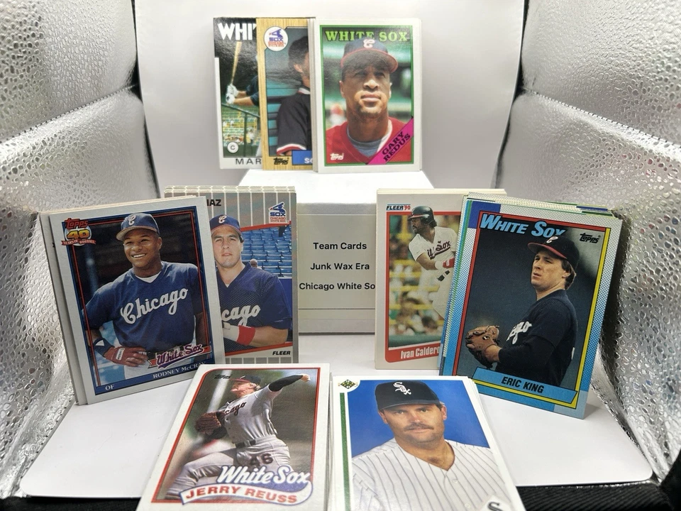 Chicago White Sox - 200 Card Lot Junk Wax Era - Includes Singles Of Greats! - Image 1 of 4
