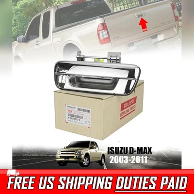 Manija de puerta trasera cromada para Isuzu D-max Holden Rodeo 2003-2011 Foto 1 de 4