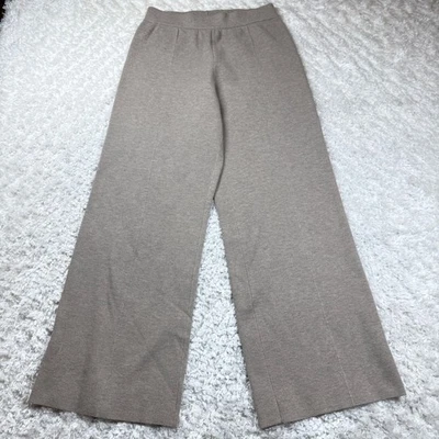 Pantalones Wilfred Free Pierna Ancha Tejidos Medianos Beige Pantalones Neutrales Cápsula Normcore Foto 1 de 4