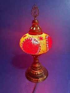 Mosaic Turkish Style Lamp - Picture 1 of 2