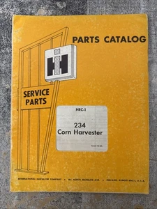 1969 International Harvester Service Parts Catalog HRC-1 234 Corn Harvester - Bild 1 von 5