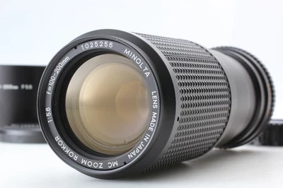 [COMO NUEVO con capucha] Teleobjetivo Minolta MC Zoom Rokkor 100-200 mm f/5,6... - Imagen 1 de 4