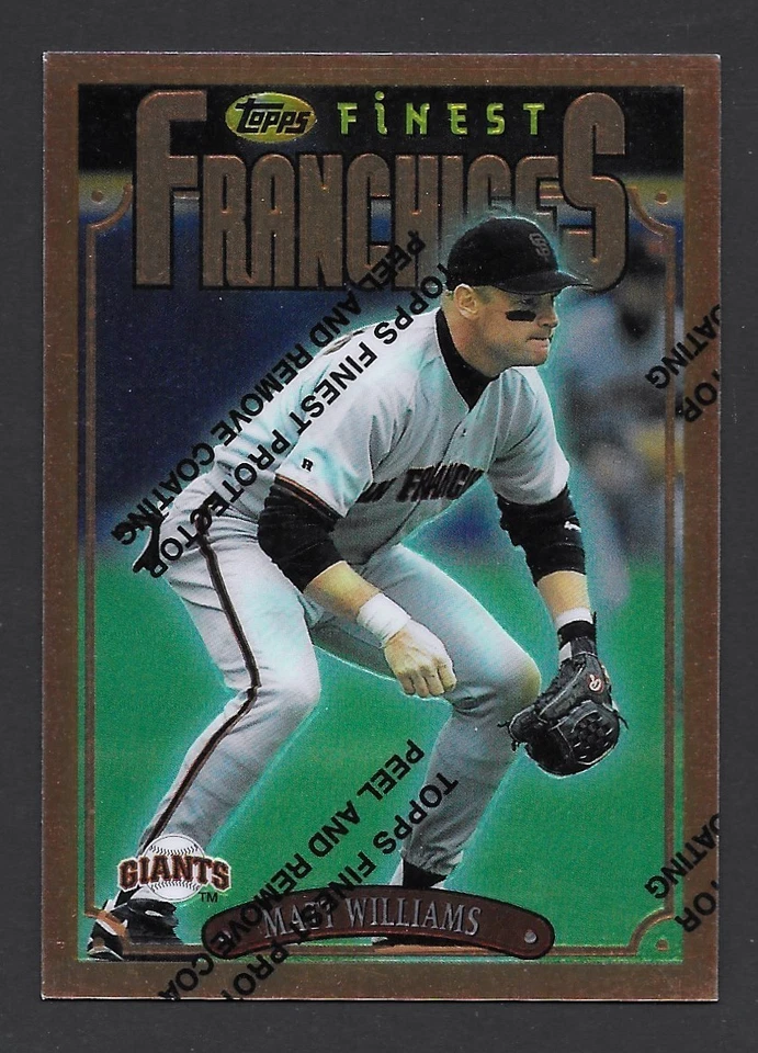 1996 Finest #B342 Matt Williams San Francisco Giants - Image 1 of 1