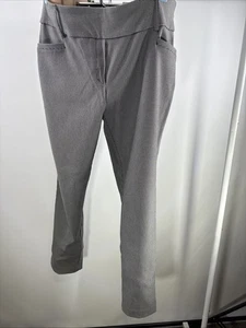 Jules & Leopold schwarz-weiß geometrisches Muster Pull-On Ponte Hose Größe Large - Bild 1 von 11