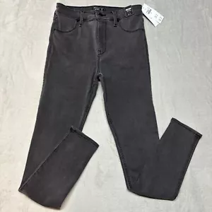 NEW Abercrombie & Fitch Size 28 6R Simone High Rise Ankle Jeans Gray Stretch $78 - Picture 1 of 8