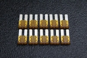 10 PK ATR 5 AMP FUSIBLES FUSIBLES CUCHILLA CIRCUITO EATON BUSSMANN MICRO 2 PATAS ATR5 - Imagen 1 de 8