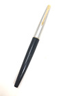 Vintage Parker Fountain Pen Black Arrow Clip Cap Hooded Nib M USA