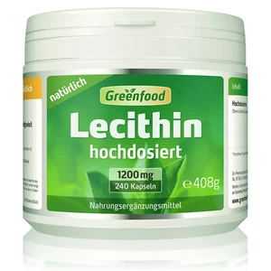 Lecithin, 1200 mg, hochdosiert, 240 Kapseln - Bild 1 von 1