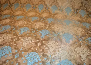 Möbelstoff Bezugsstoff Polsterstoff Meterware Stof Jacquard Ornament Barock Rank - Bild 1 von 7
