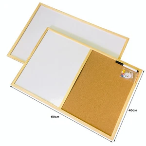 Notice Cork Board Pin Message White Board Office Memo School board 60 x 40cm - Picture 1 of 9