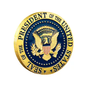 10PCS US 2020 Keep America Great Gold Plated Gifts Trump Coins Coin Decorations - Picture 1 of 5