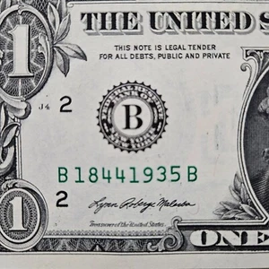 $1 Birthday Note One Dollar Bill 18441935 Uncirculated (Trailing  1935 ) - Picture 1 of 1