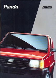 Fiat Panda full range inc 4x4 1991 Italian market colour sales brochure - Imagen 1 de 1
