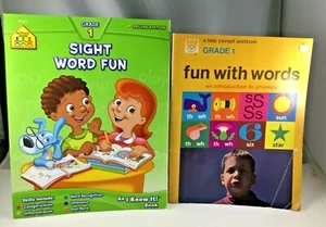 Sight Word Fun And I Know it Book Grade 1 & Fun With Words Grade 1 Workbooks  - Picture 1 of 8