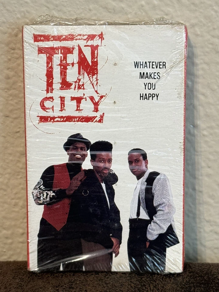 1990 Ten City Whatever Makes You Happy FACTORY SEALED CASSETTE SINGLE - Image 1 of 4