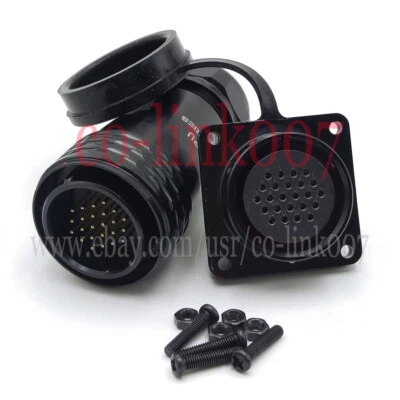 SA28 24Pin Panel Mount Connector Plug and Socket,Automobile Cable Connector IP67 - Image 1 of 4