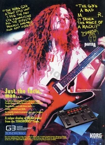 1994 Korg Electronics efectos de guitarra dimebag anuncio impreso idea de regalo de Navidad (2836) - Imagen 1 de 1