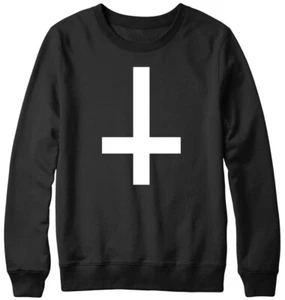 Inverted Cross cooles Herren Damen Unisex Sweatshirt - Bild 1 von 7